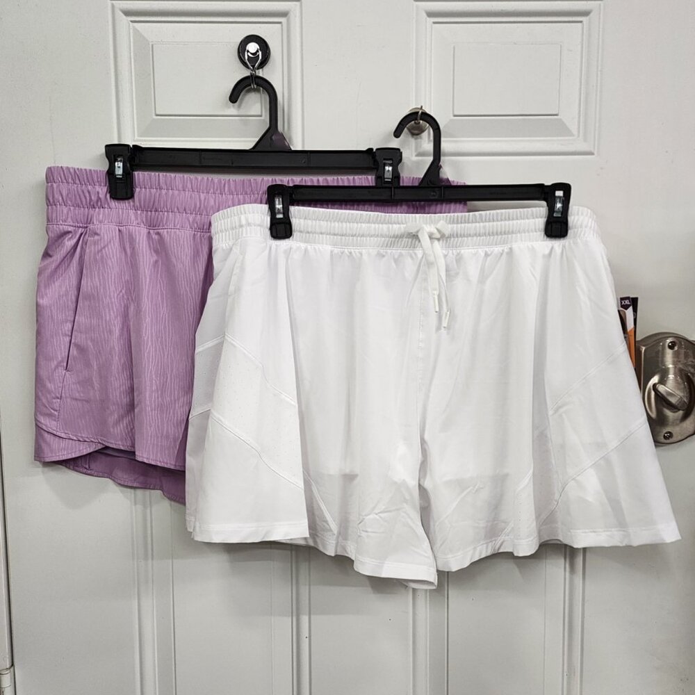 2 New Avia Shorts - Bike Liner & Flowy Run - Size XXL 20